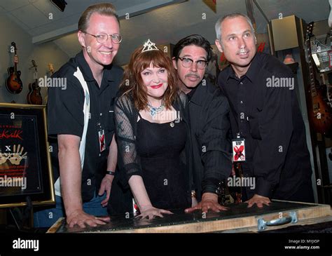 The X La Punk Rock Band Were Inducted On The Rock Walk Of Fame At