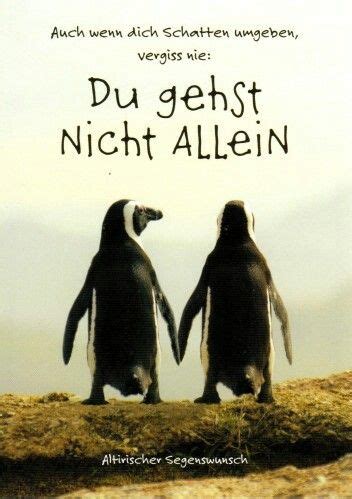 Du Bist Nicht Allein Spruch