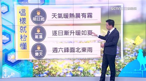 準氣象／全台暖熱如夏！下波鋒面這天報到 2地區轉濕涼 生活 三立新聞網 Setn