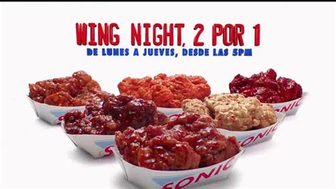 Sonic Drive In Boneless Wings Tv Commercial Wing Night 2 Por 1 Ispot Tv