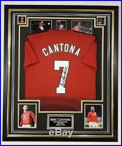 Legend Eric Cantona Of Manchester United Signed Shirt Autographed