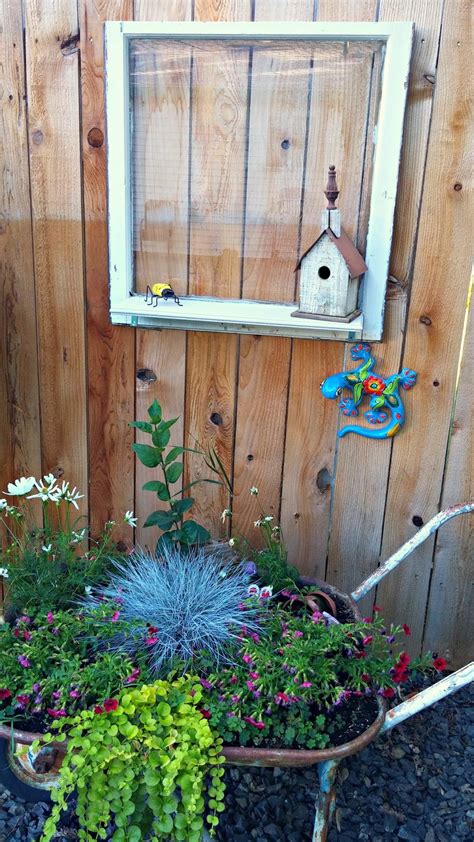 A Simple Garden Window - Little Vintage Cottage