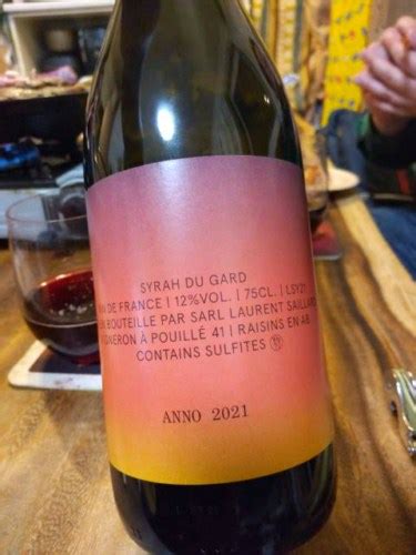 Laurent Saillard Syrah Du Gard Vivino US