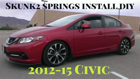 2012 Honda Civic Coupe Lowering Springs