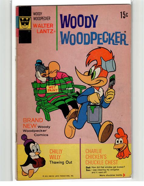 Walter Lantz Woody Woodpecker 120 1971 Charlie Chicken Comic Books