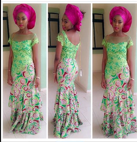 Aso Ebi Dress Styles Long Gown Ankara Styles Dezango Fashion Zone