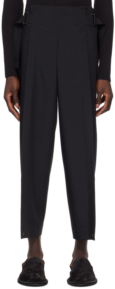 Black Two Pocket Trousers By 132 5 ISSEY MIYAKE On Sale