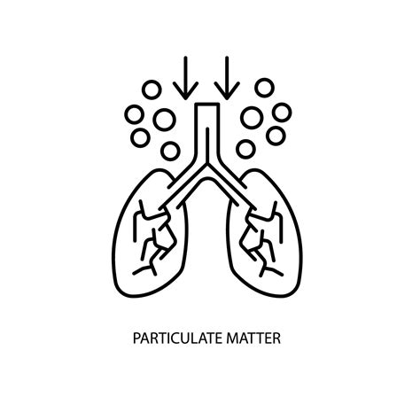 particulate matter concept  icon simple element illustration