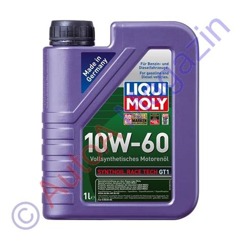 Ulei Motor Liqui Moly W Synthoil Race Tech Gt L Uleiuri Auto Si