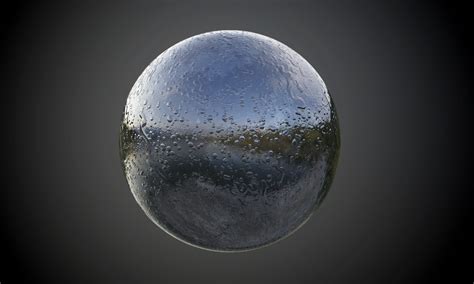 Artstation Metal Steel Water Drops Scratched Seamless Pbr Texture Game Assets