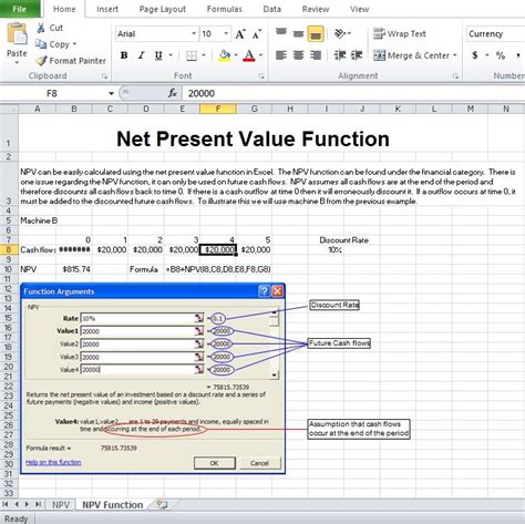 Present Value Calculator Excel Template