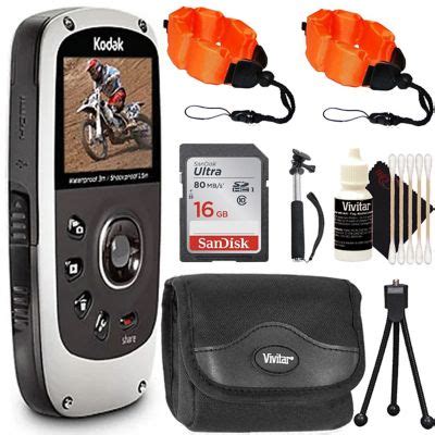 Kodak Playsport Zx5 Video Camera White Swimmers Best Kit TheBay