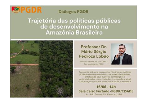 Di Logos Pgdr Trajet Ria Das Pol Ticas P Blicas De Desenvolvimento Na