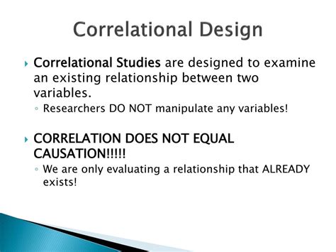 What Is Correlational Design