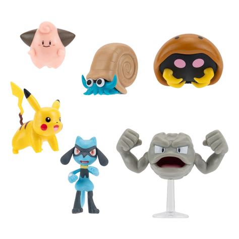 Pokémon pack 6 figurines Battle Figure Set 7