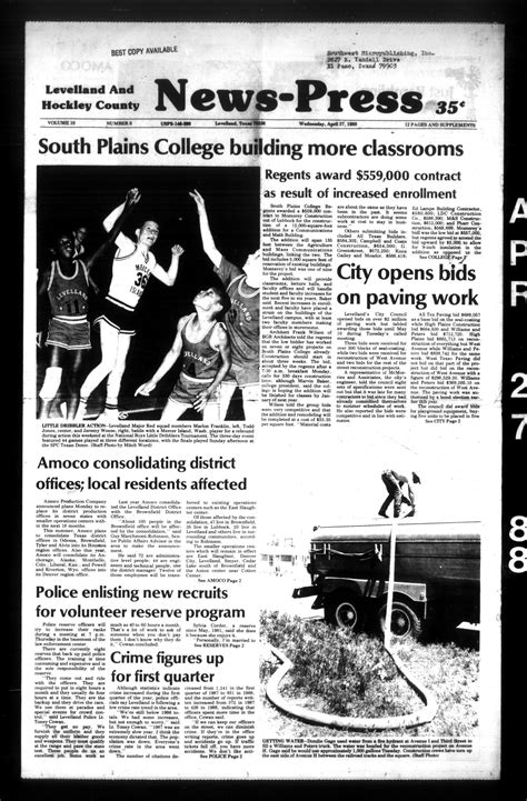 Levelland and Hockley County News-Press (Levelland, Tex.), Vol. 10, No