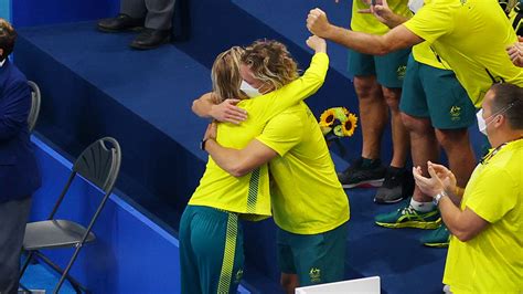 Swimming coach's wild reaction to Olympic win is an instant-classic ...