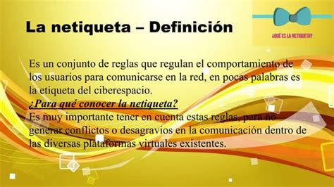 La Netiqueta PPT Descarga Gratuita