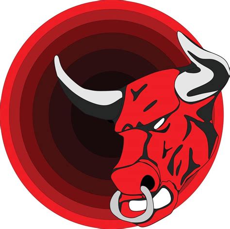 Red bull head logo design 11558586 Vector Art at Vecteezy