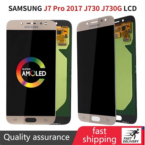 AMOLED LCD Monitor For Samsung Galaxy J7 Pro 2017 J730 SM J730F J730FM