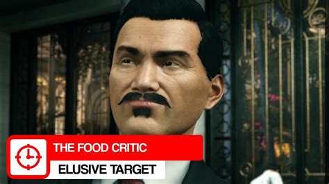 Hitman 3 Elusive Target The Food Critic Youtube