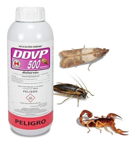 Ddvp 500 U Diclorvos Insecticida Uso Urbano TODO PARA EL CONTROL DE