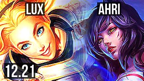 Lux Vs Ahri Mid M Mastery Games Euw Diamond