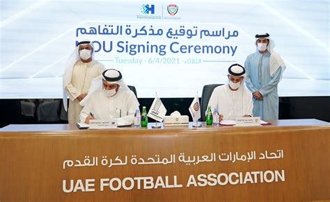 Uae Football Association Signs Mou With Hbmsu Hbmsu