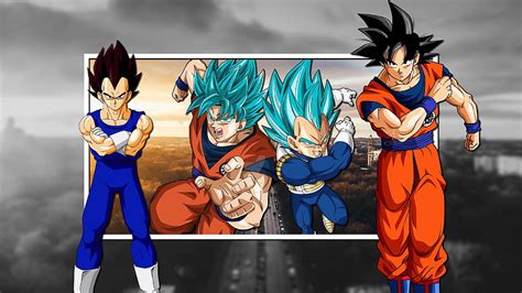 Son Guko And Vegeta Illustration Dragon Ball Super Goku And Vegeta Hd