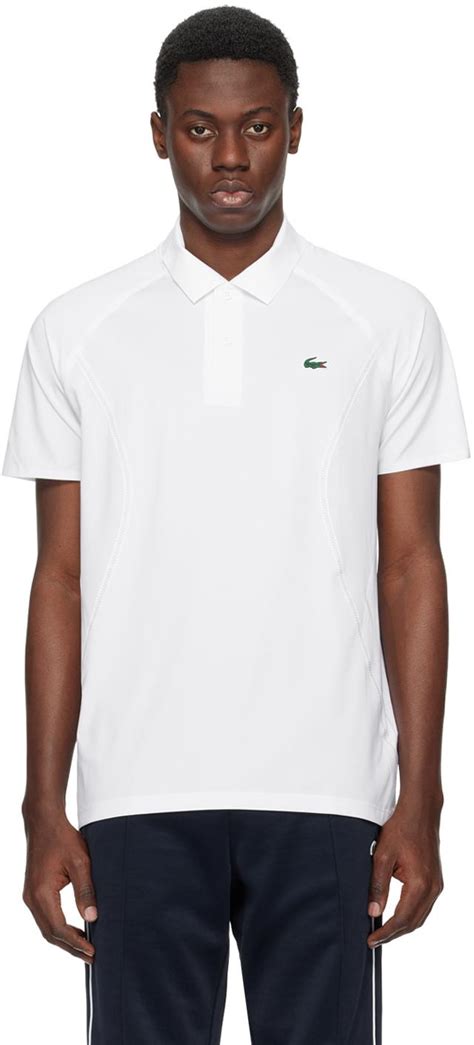 Lacoste Novak Djokovic Edition Polo in White for Men | Lyst