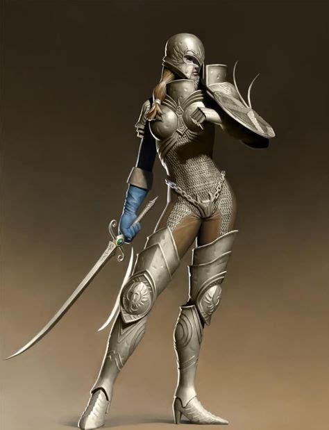 Chainmail Fantasy Female Armor Armor Concept Fire Art Medieval Fantasy