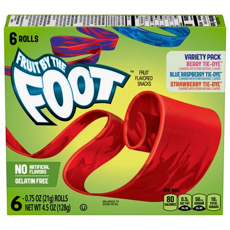 Save on Fruit By the Foot Fruit Flavored Snacks Variety Pack - 6 ct ...