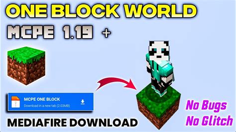 One Block World For Mcpe 119 Download And Play One Block Survival