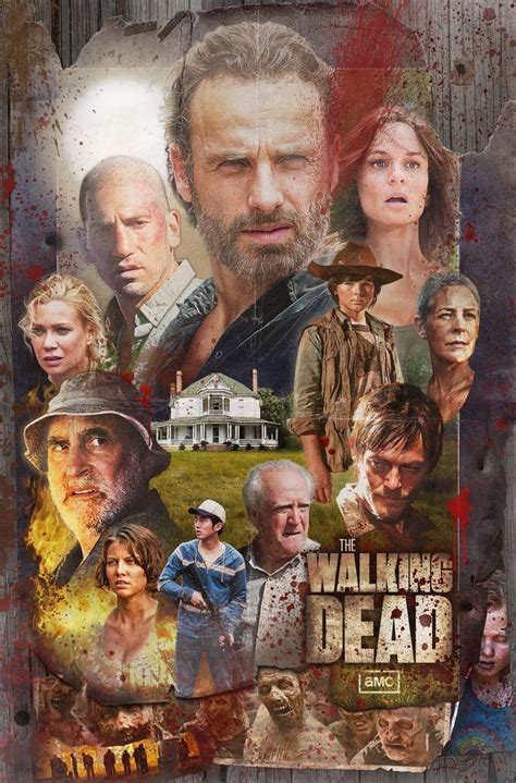 Custom Hi Res Movie Poster The Walking Dead Poster Walking Dead Art The Walking Dead