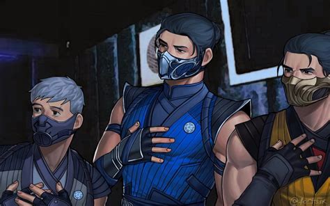 Scorpion Sub Zero Kuai Liang Bi Han And Smoke Mortal Kombat And 1