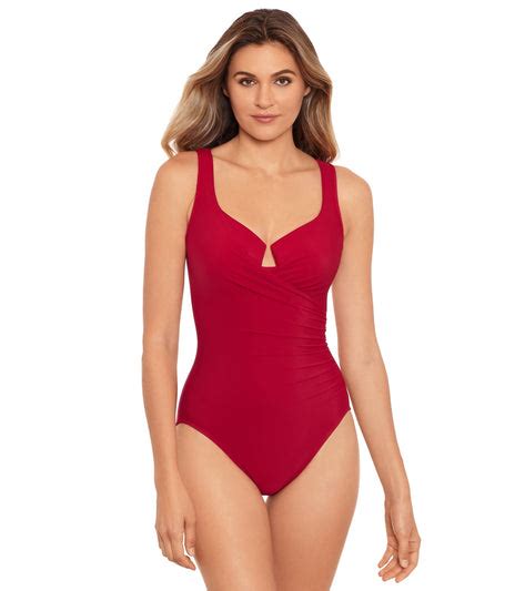 Miraclesuit Womens Must Have Escape Underwire One Piece Swimsuit At