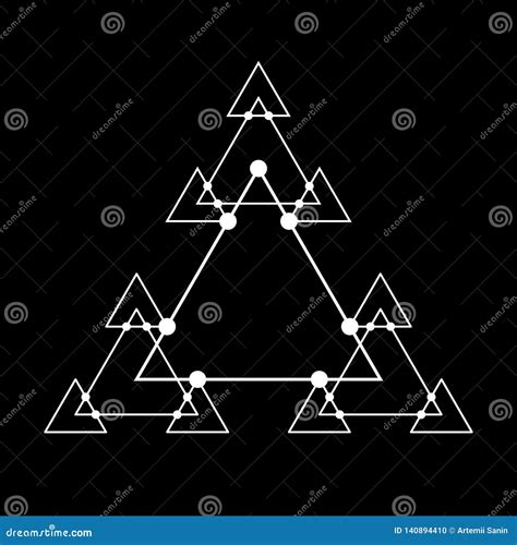 Sacred Geometry Triangle Based Symbol and Elements. Alchemy, Religion, Philosophy, Astrology and ...