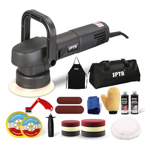 Spta Buffer Polisher W Inch Inch Dual Action Random Orbital Car