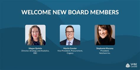 Wbe Canada Announces New Board Of Directors Appointments For 2022 Wbe