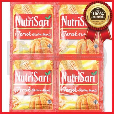 Jual Nutrisari Jeruk Extra Manis Shopee Indonesia