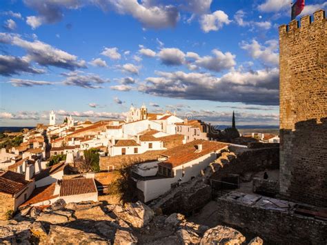 Monsaraz In Alentejo Region, Portugal. Stock Photo - Image of golden ...