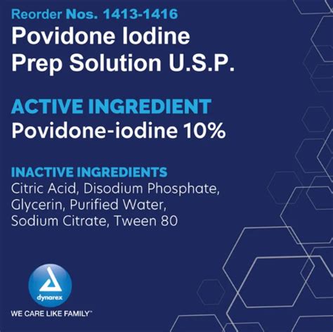 Dynarex Povidone Iodine Prep Solutions