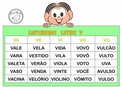 Ficha De Leitura Letra V - 5