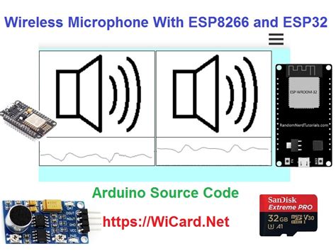 Wireless Microphone With Esp And Esp Arduino Wicard