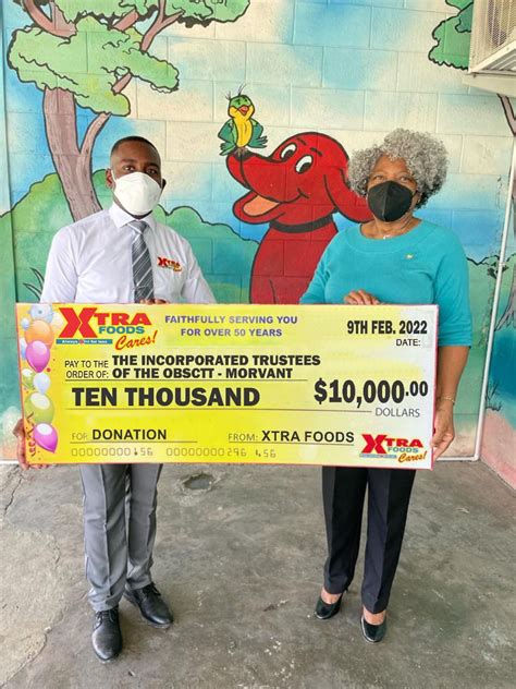 Xtra Foods Makes Donation To Rock Education Support Service Trinidad