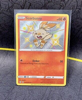 Scorbunny Sv Sv Shining Fates Shiny Vault Pokemon Card Nm