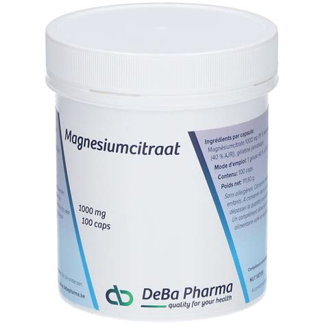 Deba Pharma Magnesiumcitrat Mg St Redcare Apotheke