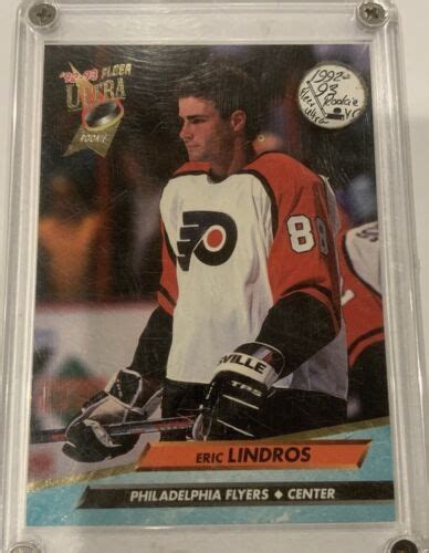 Fleer Ultra Eric Lindros Rc Philadelphia Flyers Hockey Card