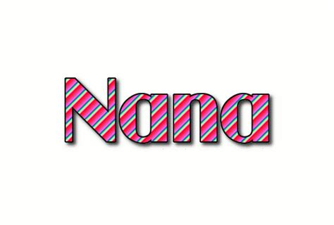 Nana Logo Herramienta De Diseño De Nombres Gratis De Flaming Text