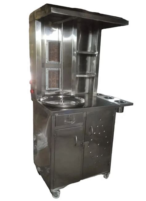 Silver Stainless Steel Shawarma Machine For Restaurant At Rs 36000 In